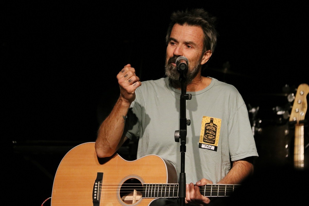 Pau Donés, en un concert de Jarabe de Palo a Barcelona.