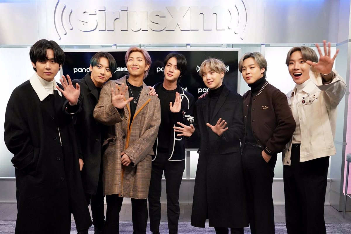 El grup BTS, en una imatge d'arxiu